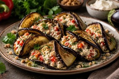 "Ракушки" из запечённых баклажанов: вместо надоевших пирамидок — вкусно и без жарки