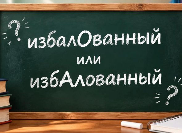 Как правильно говорить: избалОванный или избАлованный — на какой слог падает ударение?